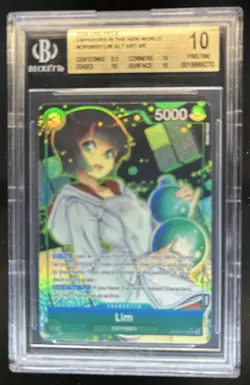 2024 One Piece Lim Super Rare Alt Art Alternative #OP09-037 BGS 10 PRISTINE - Image 1