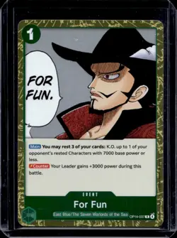 2026 One Piece Azure Sea's Seven For Fun Rare #OP14-037 - Image 1