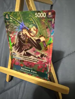 One Piece OP15 Roronoa Zoro OP13-037 TR Foil - Adventure On Kami's Island Eng - Image 4