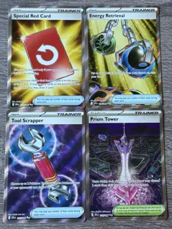 Pokemon TCG Chaos Rising Trainer Bundle of 4 Cards Near Mint Condition - Image 1