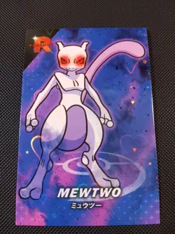 Pokemon Evil Mewtwo Heart Holo Team Rocket Card Database Set Peru - Image 1