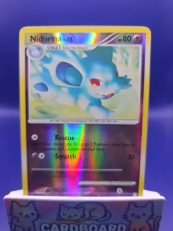 Pokemon Card - Nidorina Mysterious Treasures 56/123 Reverse Holo Uncommon - Image 1