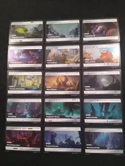 RIFTBOUND-UNLEASHED COMPLETE 15 CARD UNCOMMON BATTLEFIELD FOIL CARDS! ENGLISH - Image 1