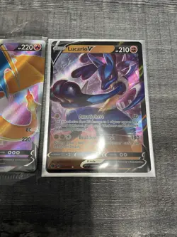Charizard V - Sword & Shield SEALED Promo Card (SWSD) + Drednaw VMax & Lucario V - Image 4