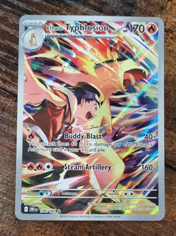Pokemon TCG Ethans Typhlosion IR 190/182 Destined Rivals Full Art Holo Card NM - Image 1