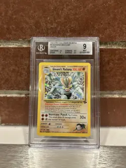 Pokemon TCG Giovanni's Machamp Gym Challenge Card 6/132 BGS 9 - Image 1