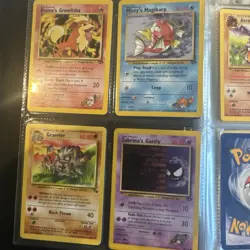 Vintage Pokemon Card Collection Lot/Binder - USED (BASE,Promo,Neo,rocket) - Image 2
