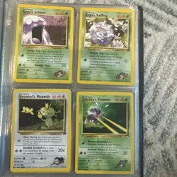 Vintage Pokemon Card Collection Lot/Binder - USED (BASE,Promo,Neo,rocket) - Image 5