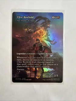 MTG English Clive Rosfield - Vial Smasher the Fierce (Showcase) NM Foil - Image 1