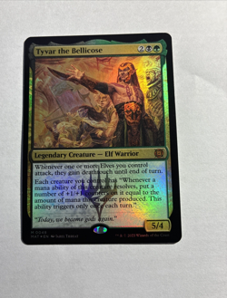 Tyvar the Bellicose - March of the Machine Foil MTG Plus Bonus Rare!!! - Image 1