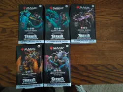 MTG Magic Tarkir Dragonstorm Commander Set of 5 Commander Decks SEALED Case - Image 1