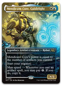 Mendicant Core, Guidelight (Borderless) #365 (NM) Aetherdrift Magic MTG fresh - Image 1