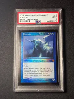 retro frame subtlety foil psa 9 - Image 1