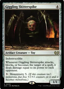 Giggling Skitterspike – Commander: Duskmourn: House of Horror 39 DSC • R - Image 1