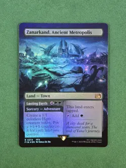 MTG Zanarkand, Ancient Metropolis (Borderless) Foil Final Fantasy - Image 3