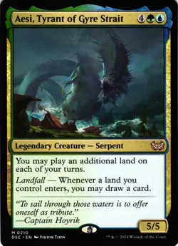 Aesi, Tyrant of Gyre Strait – Commander: Duskmourn: House of Horror 210 DSC • M - Image 1