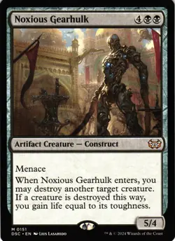 Noxious Gearhulk – Commander: Duskmourn: House of Horror 151 DSC • M - Image 1