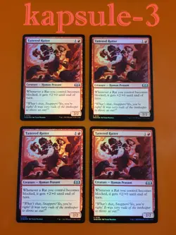 4x Tattered Ratter | FOIL | Wilds of Eldraine | MTG Magic Cards - Image 1