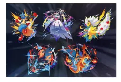 Mega Evolved Pokemon Postcard 2025 Mega Evolutions Pokemon Center Exclusive NM - Image 1