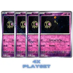 4x Duskull 35/131 x4 - REVERSE HOLO - Prismatic Evolutions - Pokemon TCG Playset - Image 1
