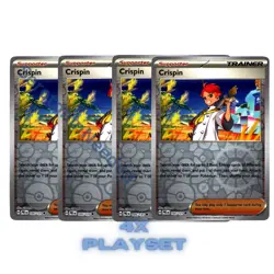 4x Crispin 105/131 x4 Reverse Holo - Prismatic Evolutions - Pokemon TCG Playset - Image 1
