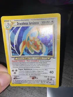 Carte Pokemon Dracolosse Lumineux 14/105 Holo Neo Destiny Wizards Francais OCCAS - Image 3