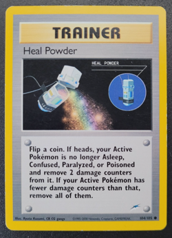 Pokemon Neo Destiny Heal Powder Common Unlimited LP 104/105 - Image 1