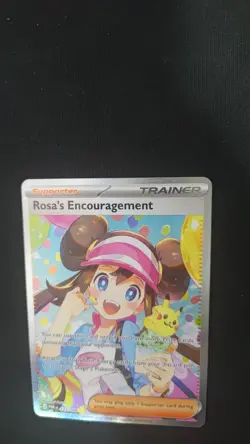 Rosa’s Encouragement 123/088 Special Illustration Rare Pokemon TCG Perfect Order - Image 3