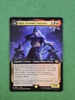 MTG Kuja, Genome Sorcerer (Extended Art) Final Fantasy Regular - Image 3