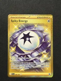 Pokemon Journey Together - Spiky Energy - 190/159 - GOLD Full Art Rare - M/NM - Image 2