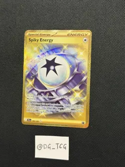 Pokemon Journey Together - Spiky Energy - 190/159 - GOLD Full Art Rare - M/NM - Image 4