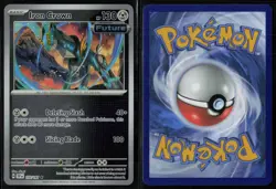 IRON CROWN 132/191 Rare Surging Sparks Pokemon Reverse Holo Near Mint - Image 3