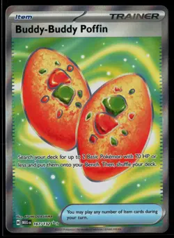 Buddy-Buddy Poffin 167/132 Mega Evolution Ultra Rare Pokemon - Image 1