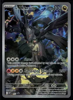 N's Zekrom MEP 031 Ascended Heroes Pokemon Promo - Image 1