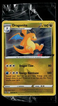 Dragonite 131/195 Silver Tempest Rare Holo Pokemon EB Games Exclusive SEALED - Image 1