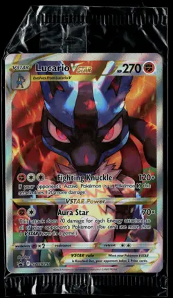 Lucario VSTAR SWSH291 SWSH Black Star Promo Pokemon SEALED - Image 1