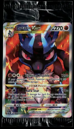 Lucario VSTAR SWSH291 SWSH Black Star Promo Pokemon SEALED - Image 1