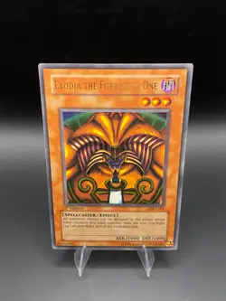 Yu-Gi-Oh! Exodia The Forbidden One LOB-E101 1st Edition Ultra Rare Vintage Card - Image 3