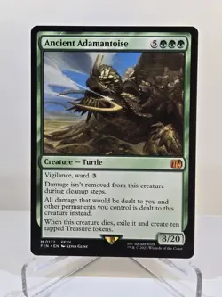 MTG Ancient Adamantoise Mythic Non-Foil Final Fantasy - Image 1