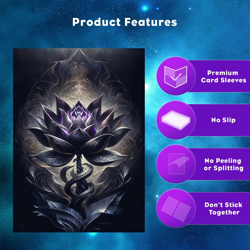 MTG Card Sleeves - Black Lotus - 100ct Matte Art Card Sleeves, Perfect for MTG, - Image 4