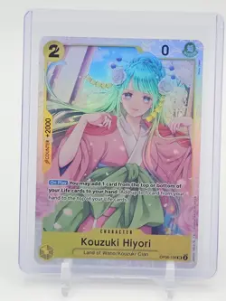 KOUZUKI HIYORI ONE PIECE CARD GAME OP06-106 SUPER RARE CHARACTER Q3855 - Image 1