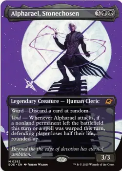 1 x Alpharael, Stonechosen - Borderless - Edge of Eternities - LP - MTG - Image 1