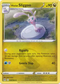 Hisuian Sliggoo 133/196 Uncommon Lost Origin Pokemon TCG - Image 1