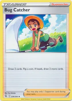Bug Catcher 226/264 Uncommon Fusion Strike Pokemon TCG - Image 1