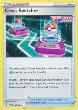 Cross Switcher 230/264 Uncommon Fusion Strike Pokemon TCG - Image 1