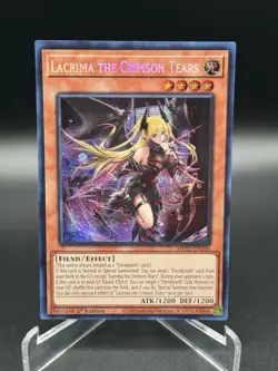 Lacrima the Crimson Tears PSR #EN100 2025 Mega Pack Yugioh - Image 1