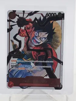 MONKEY D. LUFFY ONE PIECE TCG ST01-012 SUPER RARE 3RD ANNIVERSARY WINNER Q6095 - Image 1