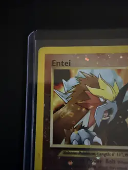 Pokemon Entei TCG 34/53 WOTC Black Star Promo Holo Card Vintage - Image 3