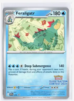 Feraligatr - (Illustration Contest 2024) Promo SV: Scarlet & Violet Promo Cards - Image 1