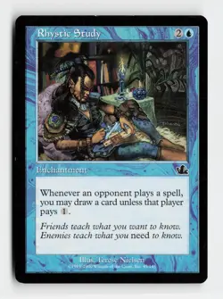 Rhystic Study Common Prophecy Magic: The Gathering Cards - Image 1